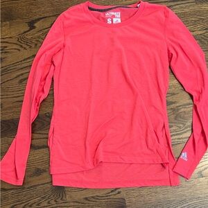 Adidas Bright Red Long Sleeve Top